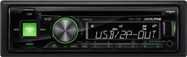 Магнитола Alpine CDE-170R Магнитола Alpine CDE-170R