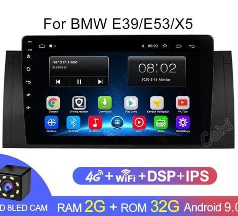 Магнитола Android 2G-32G BMW X5 E39 E53 1999 2000 2001 2002 2004-2006 Магнитола Android 2G-32G BMW X5 E39 E53 1999 2000 2001 2002 2004-2006
