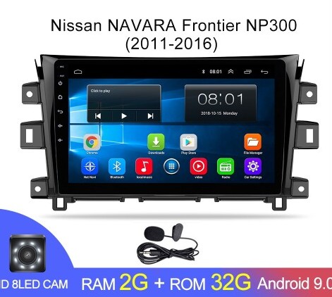  Магнитола Android 2G-32G Nissan NAVARA NP300  2011-