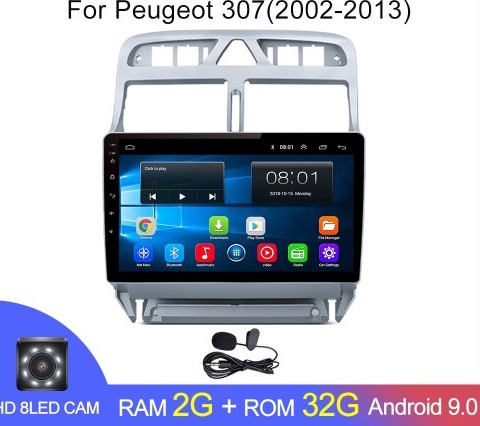  Магнитола Android 2G-32G Peugeot 307 307CC 307SW