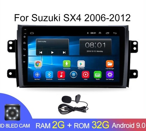  Магнитола Android 2G-32G Suzuki SX4