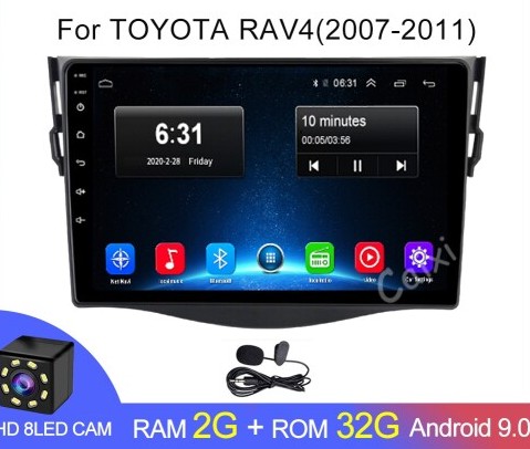  Магнитола Android 2G-32G Toyota RAV4 Rav 4 2007-