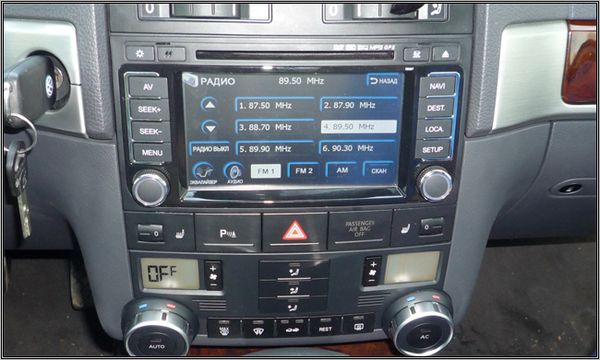  Магнитола FlyAudio 75034B01 - VOLKSWAGEN TOUAREG