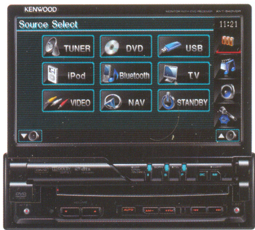Магнитола Kenwood KVT-54DVDR Магнитола Kenwood KVT-54DVDR
