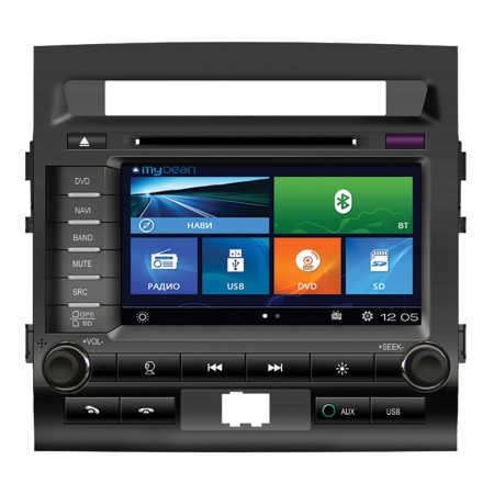 Магнитола MyDean 2060 Toyota Land Cruiser 200 (2012-) без штатного монитора и усилителя. Магнитола MyDean 2060 Toyota Land Cruiser 200 (2012-) без штатного монитора и усилителя.