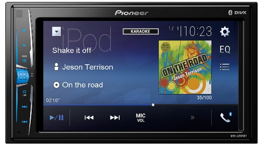 Магнитола Pioneer MVH-A200VBT Магнитола Pioneer MVH-A200VBT