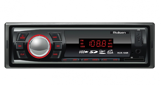 Магнитола Rolsen RCR-106R Магнитола Rolsen RCR-106R