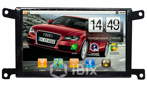 Магнитола iBix Audi A4 Магнитола iBix Audi A4