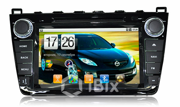 Магнитола iBix Mazda6 (GH) Магнитола iBix Mazda6 (GH)
