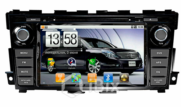 Магнитола iBix Nissan Teana III Магнитола iBix Nissan Teana III
