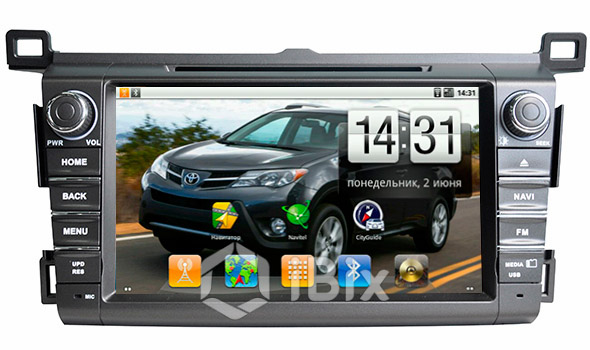 Магнитола iBix Toyota RAV4 IV Магнитола iBix Toyota RAV4 IV