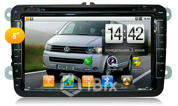 Магнитола iBix VW Transporter Магнитола iBix VW Transporter