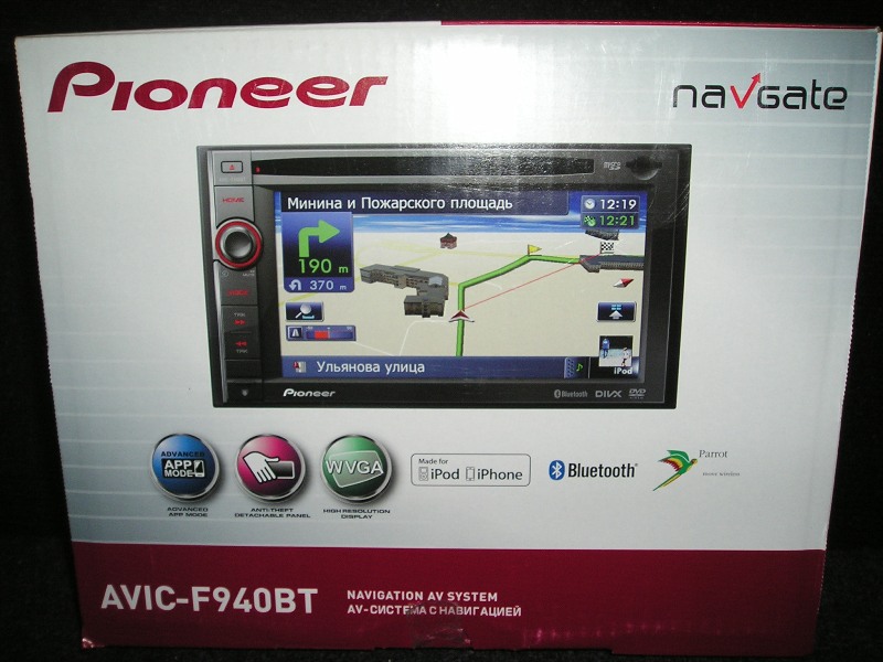 Pioneer Avic F940bt  -  9